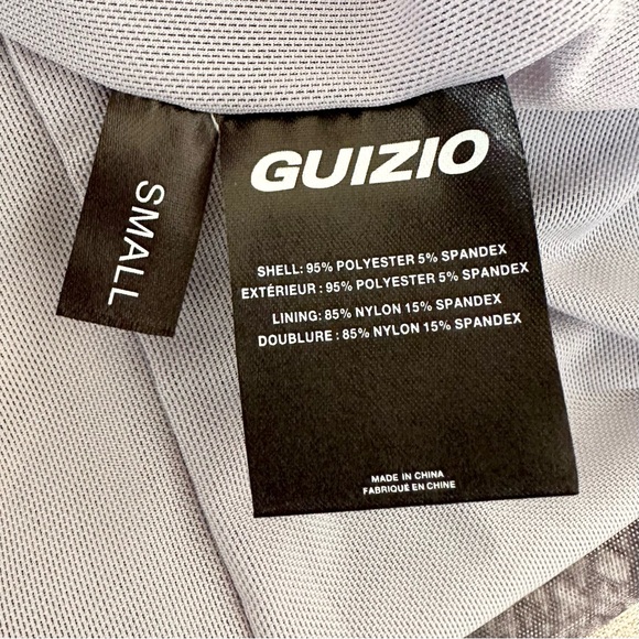 Danielle Guizio Crochet Flower Trim Snakeskin Print Mesh Mini Bodycon Dress - Picture 5 of 5